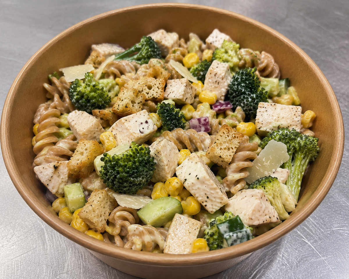 Chicken, Broccoli & Sweetcorn Pasta Salad